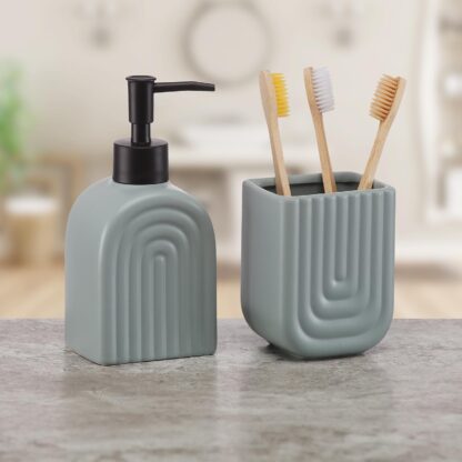 TOOTHBRUSH HOLDER RAINBOW GRAY - Image 2