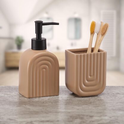 TOOTHBRUSH HOLDER RAINBOW OCHER - Image 2