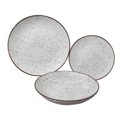 18-PIECE LUA BEIGE DINNER SET