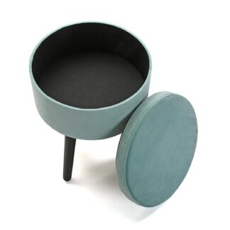 AGUAMARINA VELVET PUFF