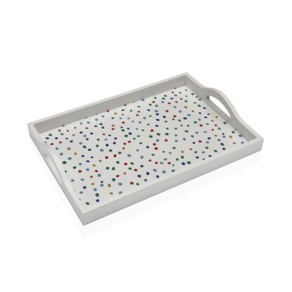 WOODEN TRAY DOTTY 34 X 24