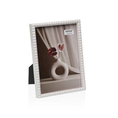 WHITE BEAD PHOTO FRAME 13X18