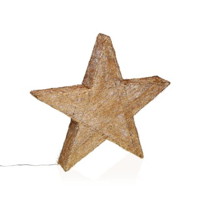 GOLD 3D LIGHT-UP STAR 30CM