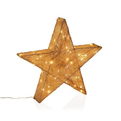 GOLD 3D LIGHT-UP STAR 30CM - Image 2