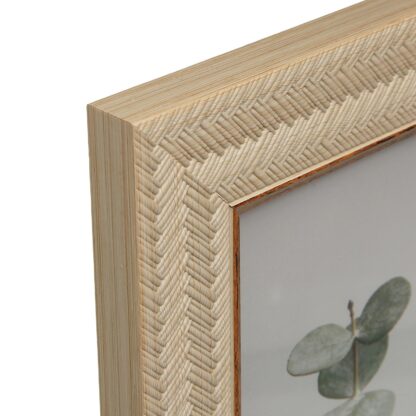 BROWN PHOTO FRAME WITH DARK BROWN DETAIL 13 X 18 - Image 2