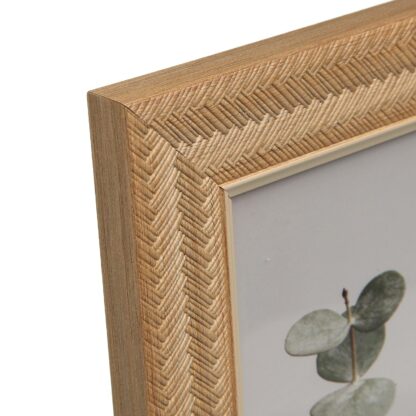 BROWN PHOTO FRAME WITH CREAM DETAIL 10 X 15 - Image 2