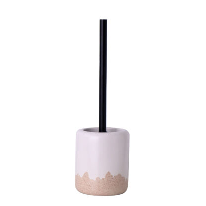 BEIGE DUO TOILET BRUSH HOLDER