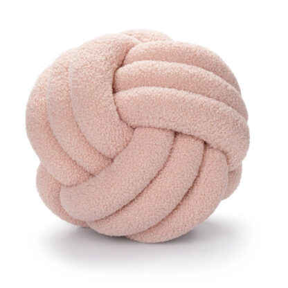 20CM PALE PINK KNOT CUSHION