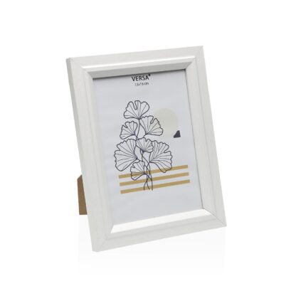 WHITE WOODEN PHOTO FRAME 13 X 18