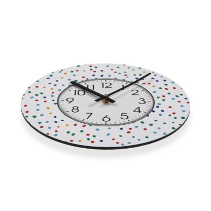 SMALL DOTTY WALL CLOCK 29CM - Image 2
