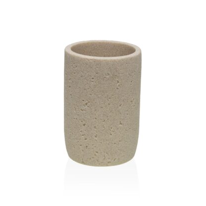 STONE-FINISH TOOTHBRUSH HOLDER