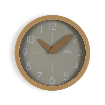 LIGHT GREY RAY WALL CLOCK 30CM