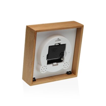 WHITE SQUARE TABLE CLOCK 16CM - Image 2