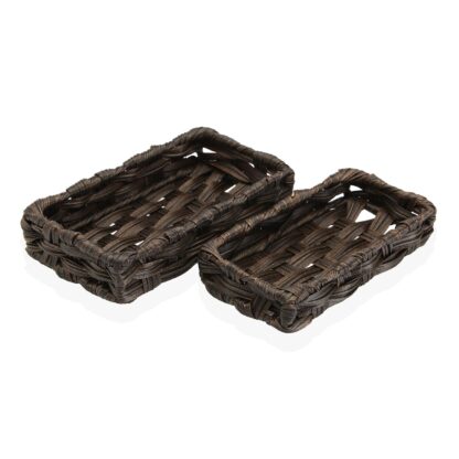 BLACK BROWN 2  BASKETS