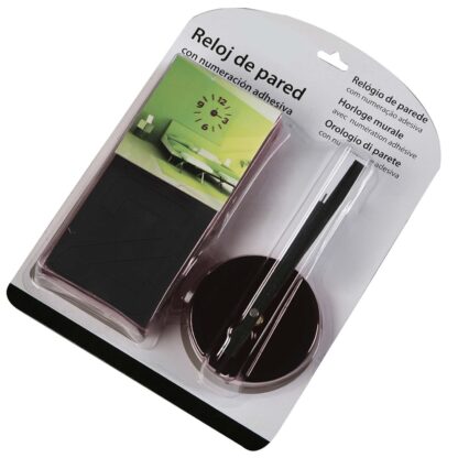 SILVER FINISHING STICKER CLOCK - Image 4