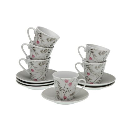 CAPRICE SET 6 CUPS & SAUCERS