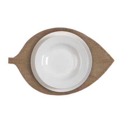 BEIGE LEAF PLACEMAT - Image 2