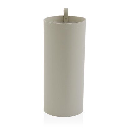 CREAM LEATHER UMBRELLA STAND