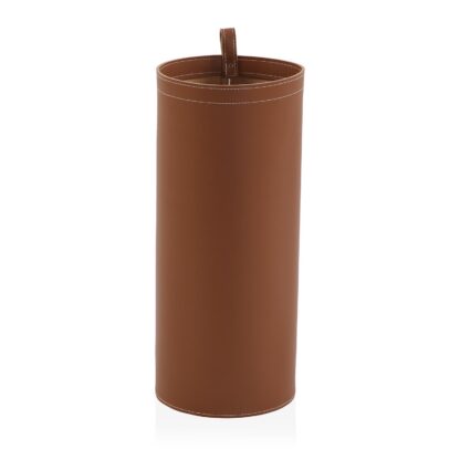 TERRACOTTA LEATHER UMBRELLA STAND