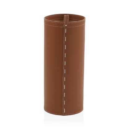 TERRACOTTA LEATHER UMBRELLA STAND - Image 2