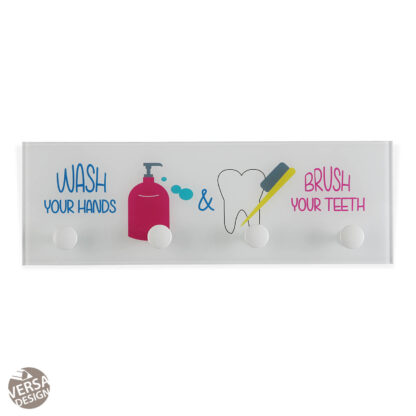 WHITE BATHROOM HOOK