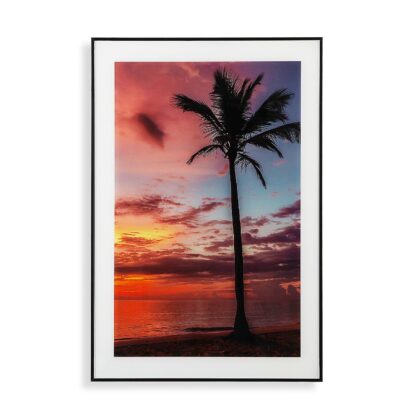 DECORATIVE PLAQUE PALM TREE 1