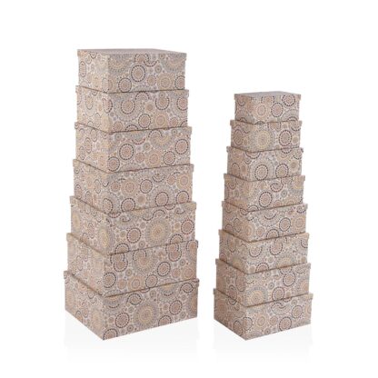 SET OF 15 MARRAKECH CARDBOARD BOXES