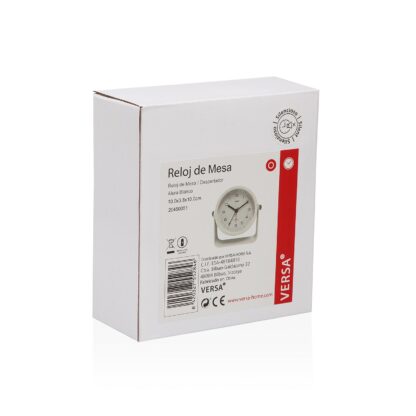 WHITE ALURA ALARM CLOCK - Image 3