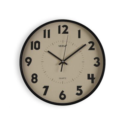 WALL CLOCK BEIGE 30CM