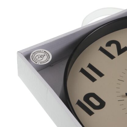 WALL CLOCK BEIGE 30CM - Image 4