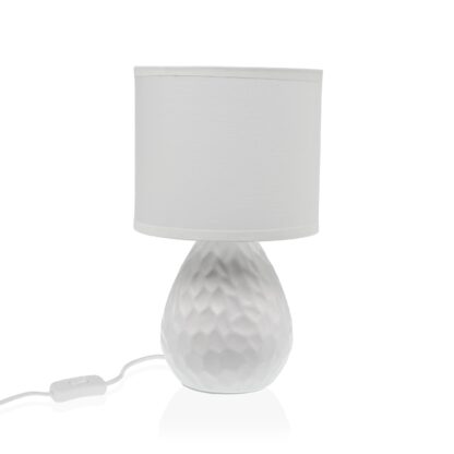 CERAMIC TABLE LAMP OFFWHITE