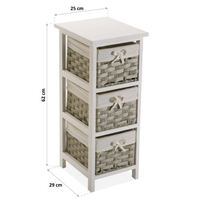 CHEST OF 3 DRAWERS POMPEI - Image 3