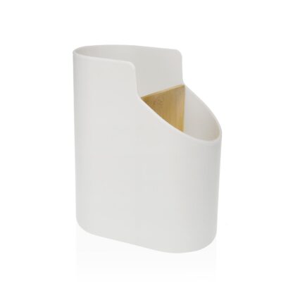 WHITE UTENSIL HOLDER