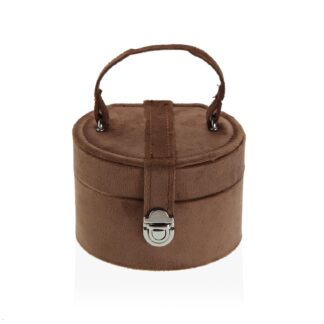 ROUND WOODEN JEWELRY BOX