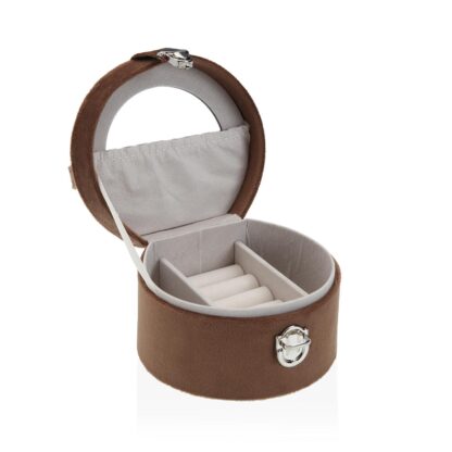 ROUND WOODEN JEWELRY BOX - Image 2
