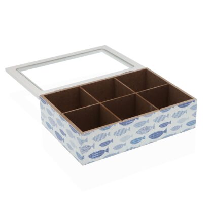 WOODEN TEABOX AQUA - Image 2