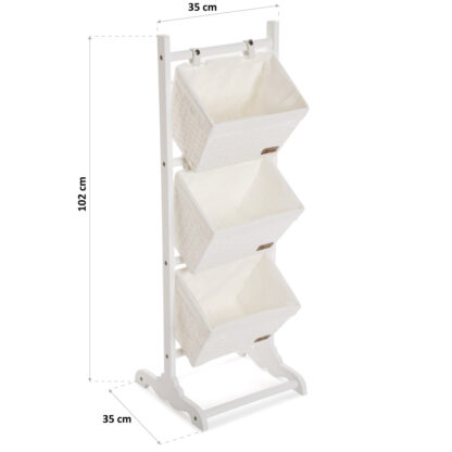 BATHROOM FURNITURE 3 BASKETS - Image 3