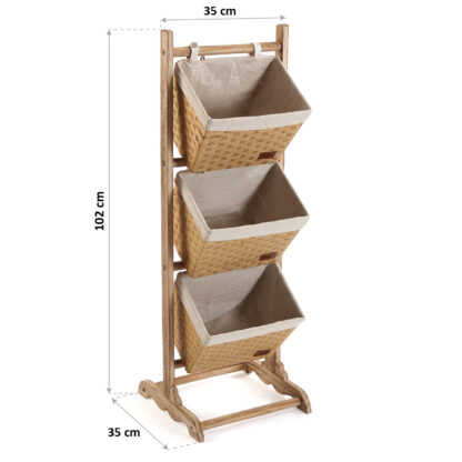 BATHROOM FURNITURE 3 BASKETS - Image 6