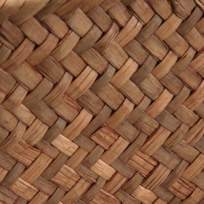 SET OF 2 ROUND BASKETS WITH HANDLES BROWN - Image 2