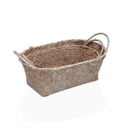 SET OF 2 ROUND BASKETS WITH HANDLES - Image 3