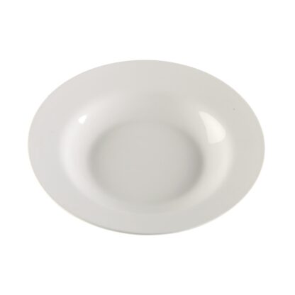 WHITE ROUND SOUP PLATE