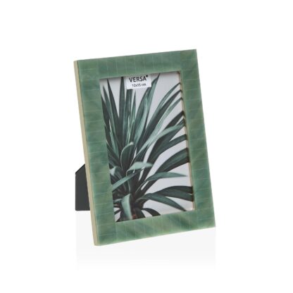 GREEN MOTHER-OF-PEARL PHOTO FRAME 10 X 15