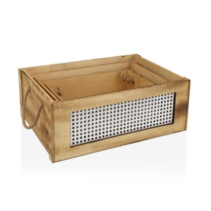 SET OF 3 WOODEN BOXES - Image 2