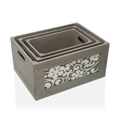 SET OF 3 WOODEN BOXES - Image 2
