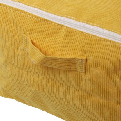 MEDIUM YELLOW CORDUROY STORAGE BOX - Image 3