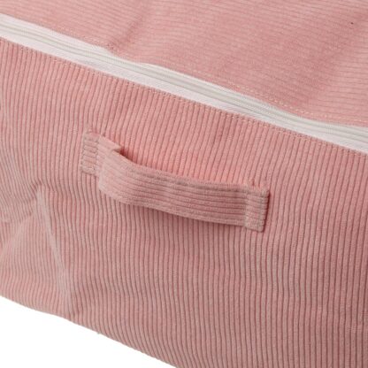 LARGE PINK CORDUROY STORAGE BOX - Image 3