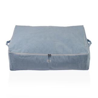 XL BLUE CORDUROY STORAGE BOX