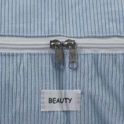 XL BLUE CORDUROY STORAGE BOX - Image 2