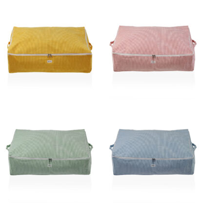 XL BLUE CORDUROY STORAGE BOX - Image 4