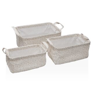 SERPENTINE SET OF 3 RECTANGULAR BASKETS